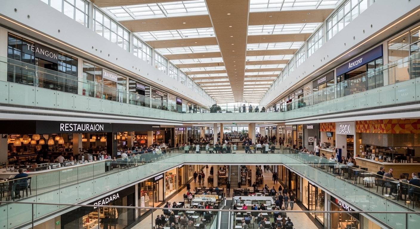 Installation de système de désenfumage dans un centre commercial
